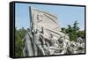 Idealized Statue of Socialist Workers Next to Mao's Museum, Tiananmen Square, Beijing, China-Gavin Hellier-Framed Stretched Canvas