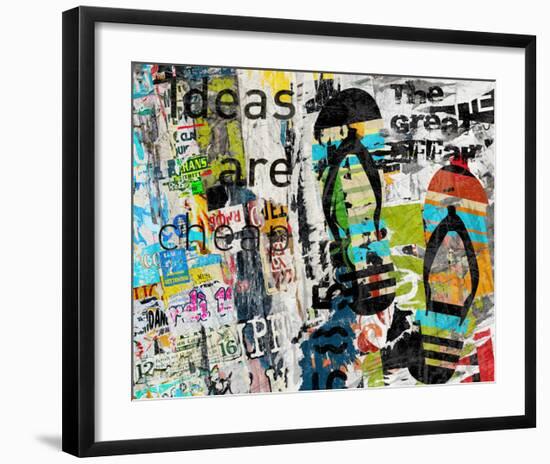 Ideas are cheap-Irena Orlov-Framed Art Print