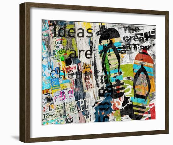 Ideas are cheap-Irena Orlov-Framed Art Print