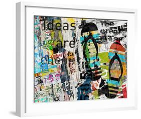 Ideas are cheap-Irena Orlov-Framed Art Print