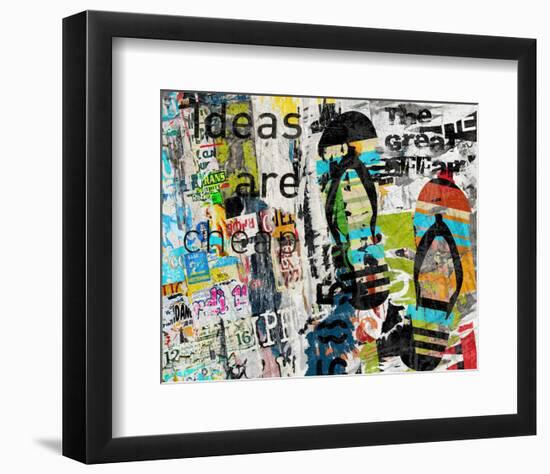 Ideas are cheap-Irena Orlov-Framed Art Print