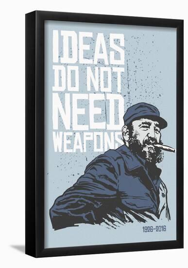 Ideas Not Weapons-null-Framed Poster