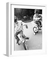 Identical Twin Girls-Ian Boddy-Framed Photographic Print