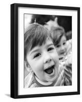 Identical Twin Girls-Ian Boddy-Framed Photographic Print