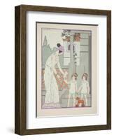 Identical Twins, Illustration from 'The Works of Hippocrates', 1934 (Colour Litho)-Joseph Kuhn-Regnier-Framed Giclee Print