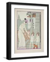 Identical Twins, Illustration from 'The Works of Hippocrates', 1934 (Colour Litho)-Joseph Kuhn-Regnier-Framed Giclee Print