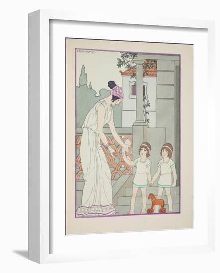 Identical Twins, Illustration from 'The Works of Hippocrates', 1934 (Colour Litho)-Joseph Kuhn-Regnier-Framed Giclee Print