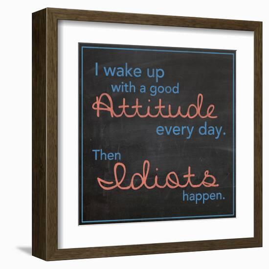 Idiots Happen-Lauren Gibbons-Framed Art Print