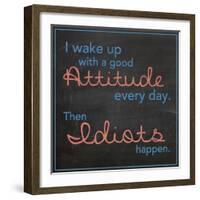 Idiots Happen-Lauren Gibbons-Framed Art Print