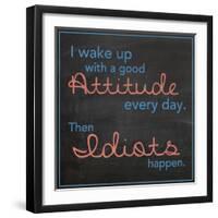 Idiots Happen-Lauren Gibbons-Framed Art Print