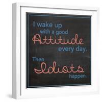 Idiots Happen-Lauren Gibbons-Framed Art Print