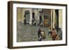 Idle Hours in Riomaggiore, 1892-1894-Telemaco Signorini-Framed Giclee Print