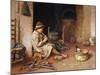 Idle Moments-Charles Edward Wilson-Mounted Giclee Print