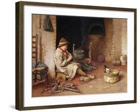 Idle Moments-Charles Edward Wilson-Framed Giclee Print