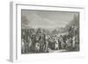 Idle on the Road-William Hogarth-Framed Premium Giclee Print