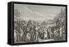 Idle on the Road-William Hogarth-Framed Stretched Canvas