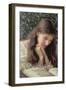 Idle Tears-Edward Robert Hughes-Framed Giclee Print