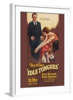 Idle Tongues-null-Framed Art Print