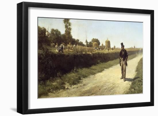 Idleness and Work, 1863-Michele Cammarano-Framed Giclee Print