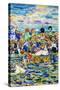 Idlers on the Beach-Maurice Brazil Prendergast-Stretched Canvas