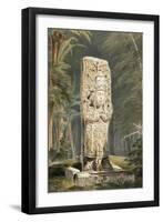 Idol at Copan-Frederick Catherwood-Framed Giclee Print