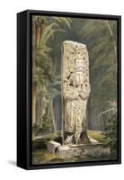 Idol at Copan-Frederick Catherwood-Framed Stretched Canvas