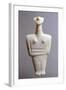 Idol in Marble from Island of Syros, Greece, Cycladic Civilization, 3500-1050 Bc-null-Framed Giclee Print
