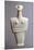 Idol in Marble from Island of Syros, Greece, Cycladic Civilization, 3500-1050 Bc-null-Mounted Giclee Print