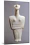 Idol in Marble from Island of Syros, Greece, Cycladic Civilization, 3500-1050 Bc-null-Mounted Giclee Print