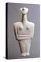 Idol in Marble from Island of Syros, Greece, Cycladic Civilization, 3500-1050 Bc-null-Stretched Canvas