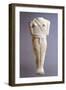 Idol in Marble from Syros, Greece. Cycladic Civilization, 3500-1050 BC-null-Framed Giclee Print