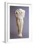Idol in Marble from Syros, Greece. Cycladic Civilization, 3500-1050 BC-null-Framed Giclee Print