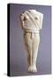 Idol in Marble from Syros, Greece. Cycladic Civilization, 3500-1050 BC-null-Stretched Canvas