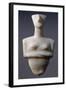 Idol in Paros Marble from Syros, Greece. Cycladic Civilization, 3500-1050 BC-null-Framed Giclee Print