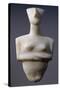 Idol in Paros Marble from Syros, Greece. Cycladic Civilization, 3500-1050 BC-null-Stretched Canvas