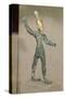 Idol of the God Baal, from Ugarit, Syria-Phoenician-Stretched Canvas