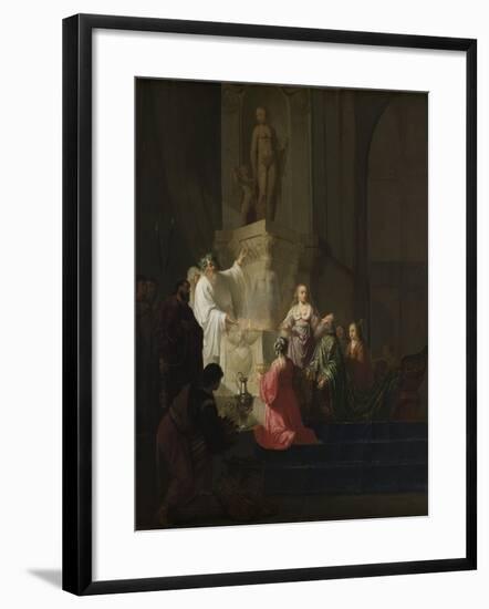 Idolatry of King Solomon-Willem de Poorter-Framed Art Print