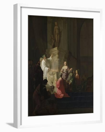 Idolatry of King Solomon-Willem de Poorter-Framed Art Print