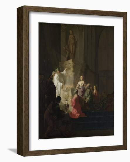 Idolatry of King Solomon-Willem de Poorter-Framed Art Print