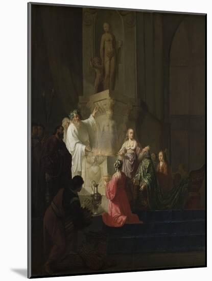 Idolatry of King Solomon-Willem de Poorter-Mounted Art Print