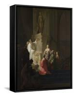 Idolatry of King Solomon-Willem de Poorter-Framed Stretched Canvas