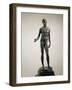 Idolino, Bronze Statue of Athlete, Copy from Greek Original of 5th Century B.C.-null-Framed Giclee Print