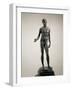 Idolino, Bronze Statue of Athlete, Copy from Greek Original of 5th Century B.C.-null-Framed Giclee Print