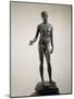 Idolino, Bronze Statue of Athlete, Copy from Greek Original of 5th Century B.C.-null-Mounted Giclee Print