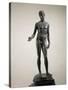 Idolino, Bronze Statue of Athlete, Copy from Greek Original of 5th Century B.C.-null-Stretched Canvas