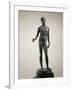 Idolino, Bronze Statue of Athlete, Copy from Greek Original of 5th Century B.C.-null-Framed Giclee Print