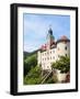 Idrija, Slovenian Littoral, Slovenia. Gewerkenegg castle. The castle houses the town museum whic...-null-Framed Photographic Print