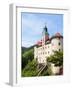 Idrija, Slovenian Littoral, Slovenia. Gewerkenegg castle. The castle houses the town museum whic...-null-Framed Photographic Print