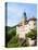 Idrija, Slovenian Littoral, Slovenia. Gewerkenegg castle. The castle houses the town museum whic...-null-Stretched Canvas