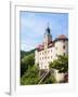 Idrija, Slovenian Littoral, Slovenia. Gewerkenegg castle. The castle houses the town museum whic...-null-Framed Photographic Print